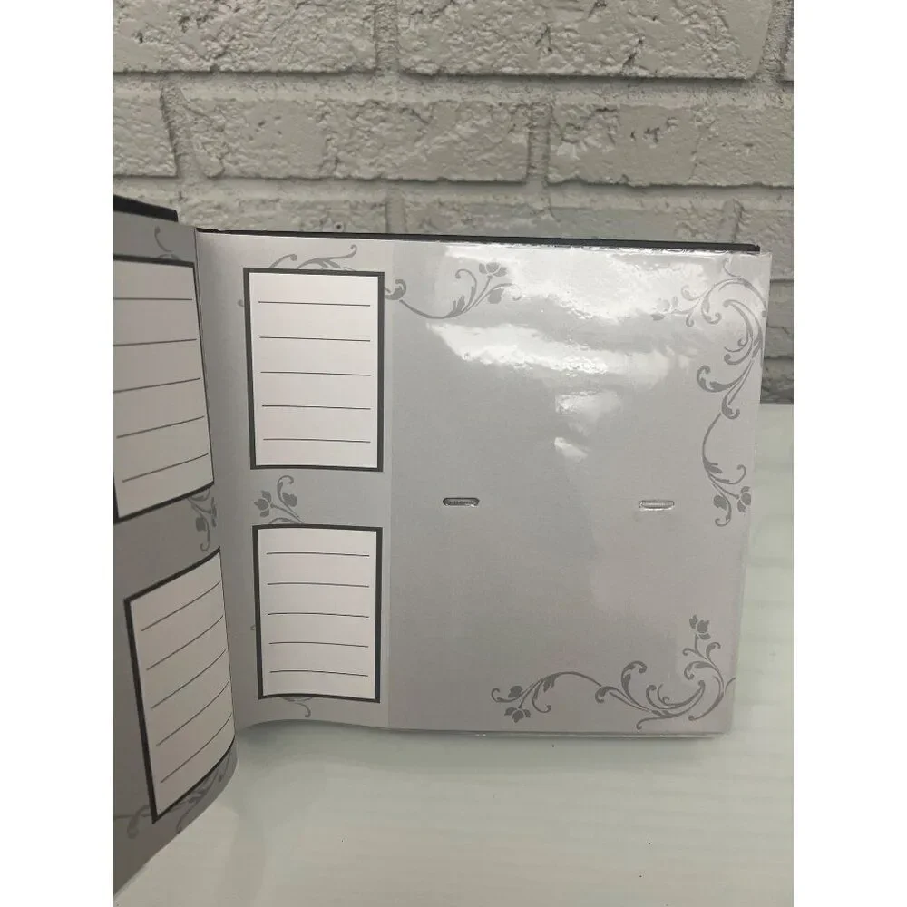 TYM Memories Brown Faux Leather With Cream Stitching Memories Photo Album